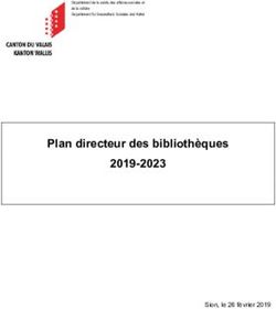 Plan directeur des bibliothèques 2019-2023 - Sion, le 26 février 2019 - Bibliovalais