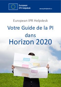 Horizon 2020 Votre Guide de la PI dans - European IPR Helpdesk