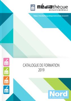 CATALOGUE DE FORMATION 2019 - Médiathèque départementale ...
