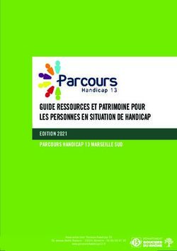 GUIDE RESSOURCES ET PATRIMOINE POUR LES PERSONNES EN SITUATION DE HANDICAP - EDITION 2021 PARCOURS HANDICAP 13 MARSEILLE SUD
