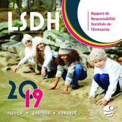 LSDH 201919 - Rapport de Responsabilit&eacute; Soci&eacute;tale de l'Entreprise