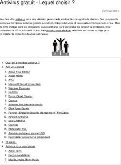 Antivirus gratuit - Lequel choisir ? - rando-saleve.net