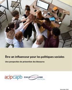 Être un influenceur pour les politiques sociales - Une perspective de prévention des blessures - Child Safety ...