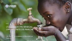 USAID WASH-FIN SENEGAL OPPORTUNITE DE MARCHE - Un march&eacute; en croissance et favorable au financement - PNDDAA