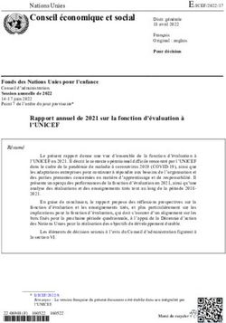 Conseil &eacute;conomique et social - Nations Unies - UNICEF