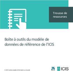 Boîte à outils du modèle de données de référence de l'ICIS - Trousse de ressources - CIHI