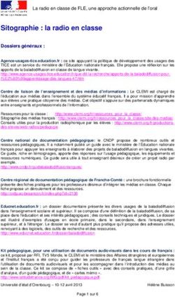 Sitographie : la radio en classe - Dossiers généraux