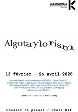 13 février - 26 avril 2020 - Kunsthalle Mulhouse