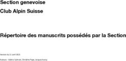 Section genevoise Club Alpin Suisse Répertoire des manuscrits possédés par la Section - Version du 11 avril 2021 Auteurs : Valéria Sulmoni ...