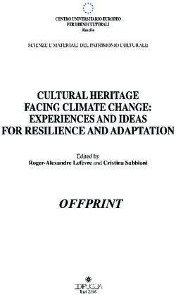 OFFPRINT - Council of Europe