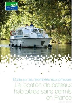 La location de bateaux habitables sans permis en France - Etude sur les retombées économiques - VNF