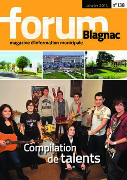 De talents - Janvier 2013 - maire de Blagnac