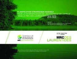 2016-2020 MRC des Laurentides