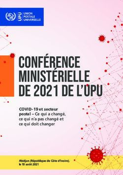 CONF&Eacute;RENCE MINIST&Eacute;RIELLE DE 2021 DE L'UPU - COVID-19 et secteur postal - Ce qui a chang&eacute;, ce qui n'a pas chang&eacute; et ce qui doit changer