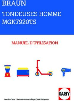 BRAUN TONDEUSES HOMME MGK7920TS - MANUEL D'UTILISATION - Darty