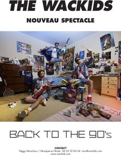 THE WACKIDS - BACK TO THE 90's - NOUVEAU SPECTACLE
