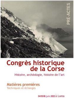 Congr&egrave;s historique de la Corse - Mati&egrave;res premi&egrave;res Techniques et &eacute;changes - Lama Corse