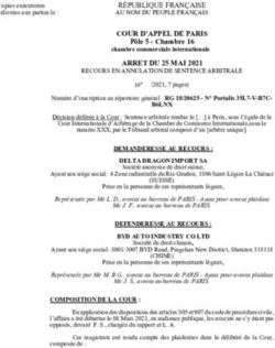 COUR D'APPEL DE PARIS - R&Eacute;PUBLIQUE FRAN&Ccedil;AISE AU NOM DU PEUPLE FRAN&Ccedil;AIS - Portail des cours d'appel