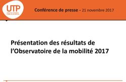 Présentation des résultats de l'Observatoire de la mobilité 2017 - Conférence de presse - 21 novembre 2017