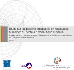Etude sur les besoins prospectifs en ressources humaines du secteur aéronautique et spatial - Gifas