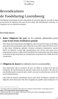 Revendications de Foodsharing Luxembourg