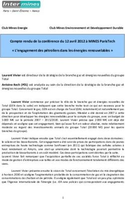 Compte rendu de la conférence du 12 avril 2012 à MINES ParisTech " L'engagement des pétroliers dans les énergies renouvelables " - Le ...