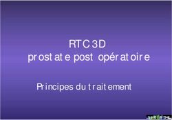 RTC 3D prostate post op&eacute;ratoire - Principes du traitement