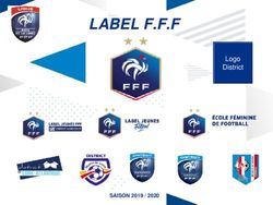 LABEL F.F.F Logo District - Ligue de Football des Pays de la Loire