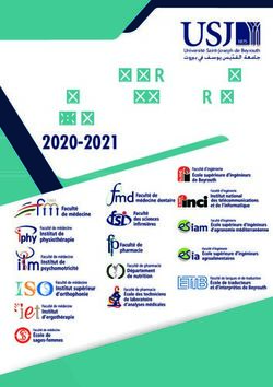 RÈGLEMENT ET PROGRAMMES DES ÉPREUVES D'ADMISSION - AU 1ER CYCLE 2020-2021 ÄHÒH ' SƑJ ÙJQÓ DG Á EÉL - USJ