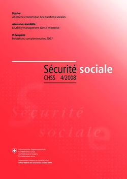 Sécurité sociale CHSS 4/2008 - Dossier Approche économique des questions sociales - BSV