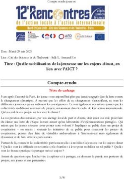 Compte-rendu Titre : Quelle mobilisation de la jeunesse sur les enjeux climat, en lien avec l'AICT ?