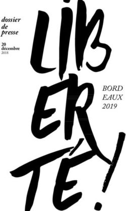 BORD EAUX 2019 - dossier depresse 20 d&eacute;cembre - Libert&eacute; ! Bordeaux 2019
