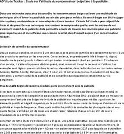 AD'titude Tracker : Etude sur l'attitude du consommateur belge face &agrave; la publicit&eacute; - MediaSpecs