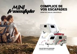 Complice de vos escapades - SPORTIVES, RELAX, CONVIVIALES - Les classiques La racing - Nord Sud Caravaning