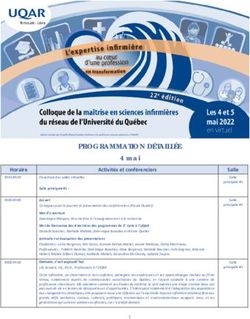 PROGRAMMATION DÉTAILLÉE - 4 mai - UQAR