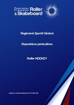 Roller HOCKEY Règlement Sportif Général Dispositions particulières - Evretz