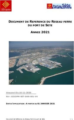 ANNEE 2021 DOCUMENT DE REFERENCE DU RESEAU FERRE DU PORT DE SETE - RÉF : GDIOPM-SET-DRR-001-V4