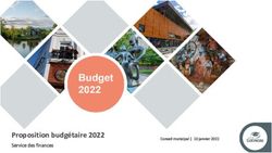 Proposition budgétaire 2022 - Service des finances Conseil municipal | 10 janvier 2022 - Ville de Gatineau