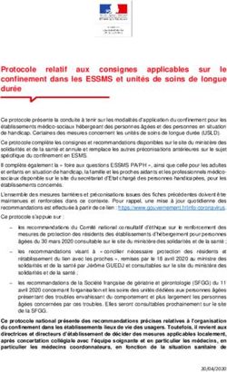 Relatif aux consignes applicables sur