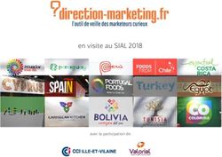 En visite au SIAL 2018 - avec la participation de - Direction Marketing