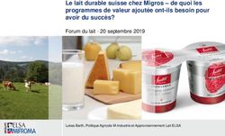 Le lait durable suisse chez Migros - de quoi les programmes de valeur ajout&eacute;e ont-ils besoin pour avoir du succ&egrave;s? - Forum du lait 20 septembre ...
