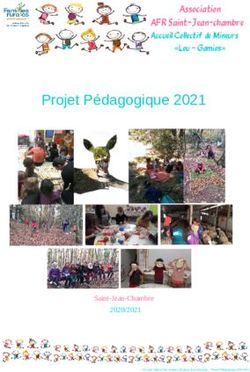 Association AFR Saint-Jean-chambre - Accueil Collectif de Mineurs Lou - Gamios Projet Pédagogique 2021 - Familles Rurales Ardèche