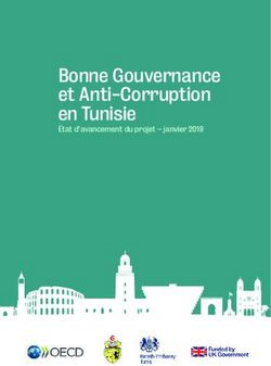 Bonne Gouvernance et Anti-Corruption en Tunisie - État d'avancement du projet - janvier 2019 - OECD.org