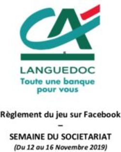 SEMAINE DU SOCIETARIAT - (Du 12 au 16 Novembre 2019) Règlement du jeu sur Facebook