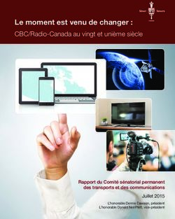 Le moment est venu de changer : CBC/Radio-Canada au vingt et unième siècle - Rapport du Comité sénatorial permanent des transports et des ...