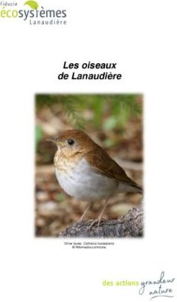 Les oiseaux de Lanaudi&egrave;re - Fiducie de conservation des ...