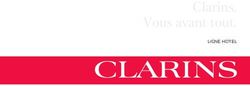 Clarins. Vous avant tout - Groupe GM