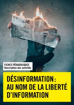 DÉSINFORMATION : AU NOM DE LA LIBERTÉ D'INFORMATION - FICHES PÉDAGOGIQUES Description des activités - Amnesty ...
