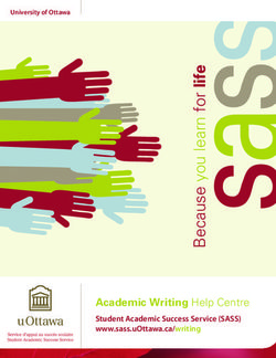 workshop in essay writing uottawa