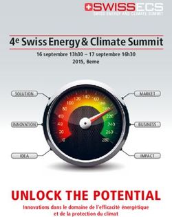 UNLOCK THE POTENTIAL - 4e Swiss Energy & Climate Summit 16 septembre 13h30 - 17 septembre 16h30 - Sciences naturelles Suisse